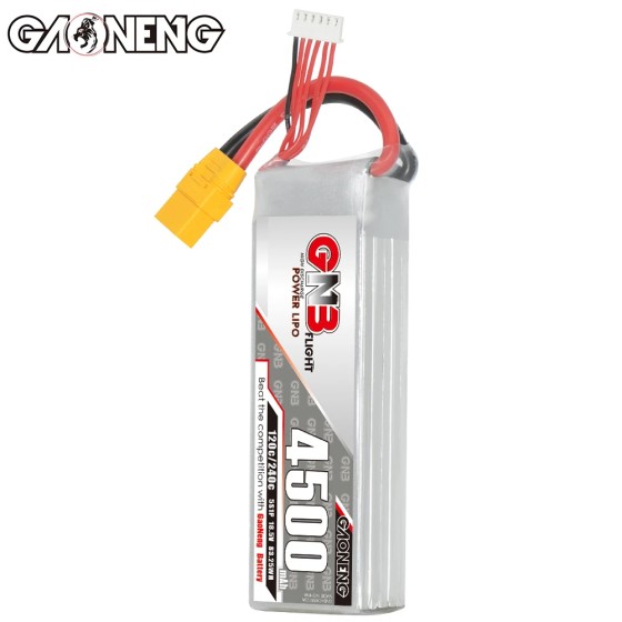 GNB GAONENG 4500mah 5S 18,5 V 120C XT90 RC LiPo-Batterie 7 Zoll 300mm-380mm FPV FMS 70mm EDF Jets Hubschrauber 800mm War birds Align